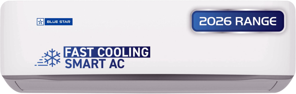 Blue Star 1 Ton 5-Star, Smart Inverter Split AC, best budget ac in 2026
